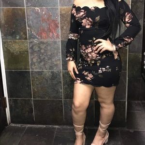 Small cocktails flower dress